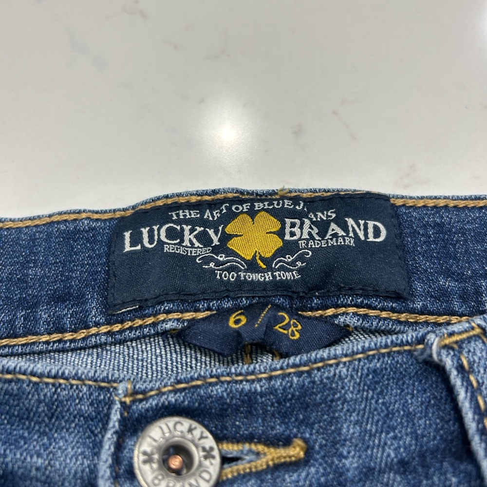 Lucky Sweet Straight Stretch Denim Jeans - Picture 10 of 10